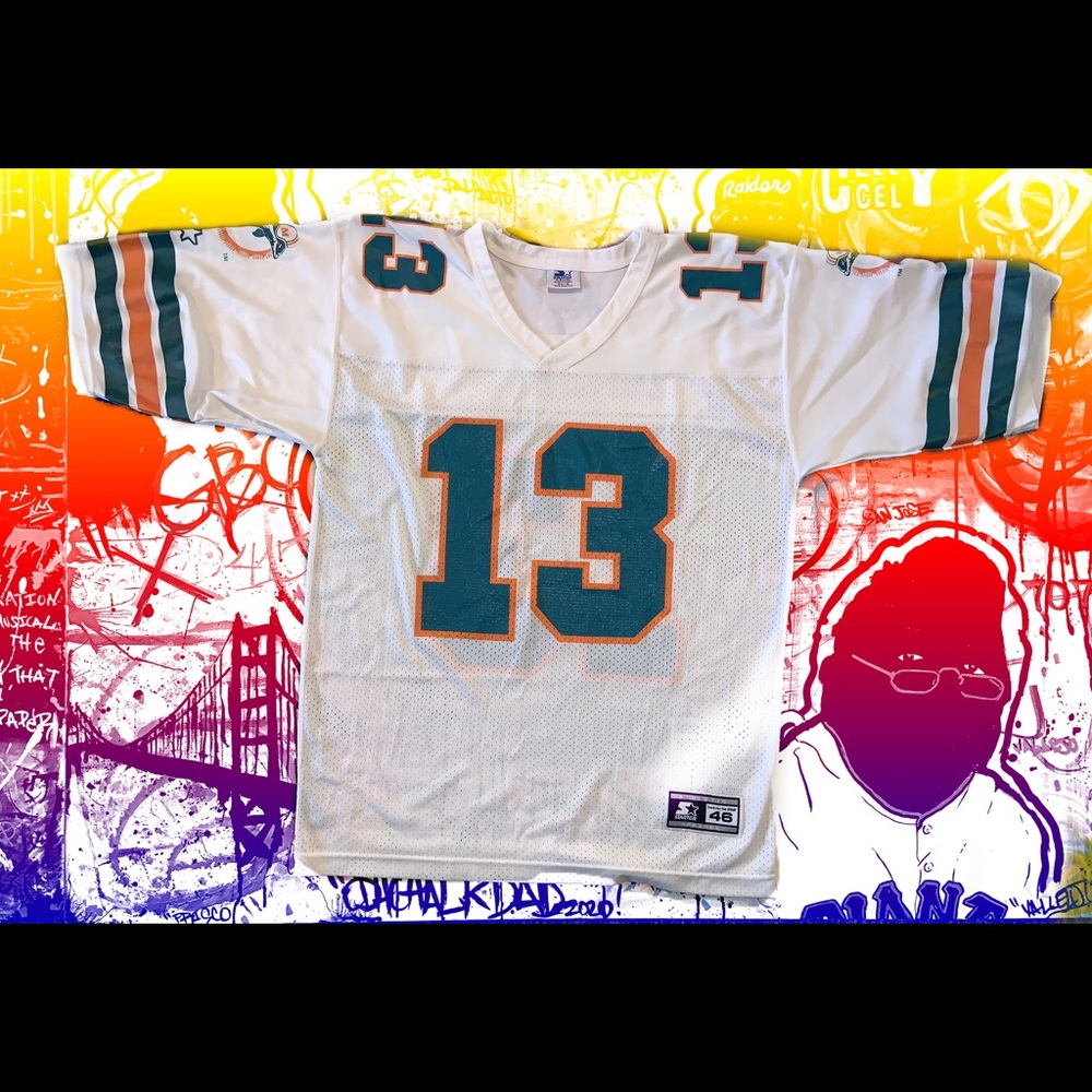 Retro Starter Miami Dolphins Dan Marino jersey